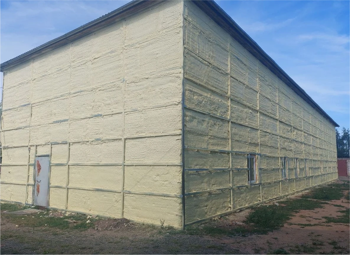 Утепление ангара и склада с помощью пенополиуретана