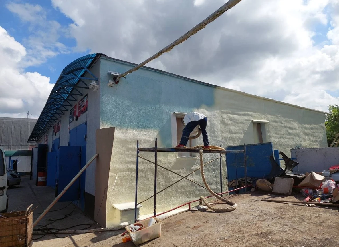 Утепление ППУ производственных помещений