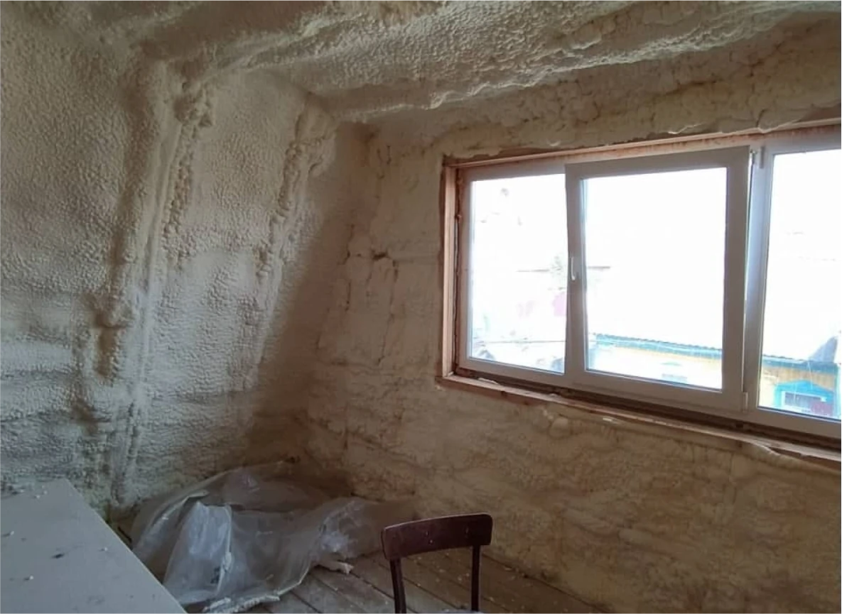 Утепленная мансарда частного дома