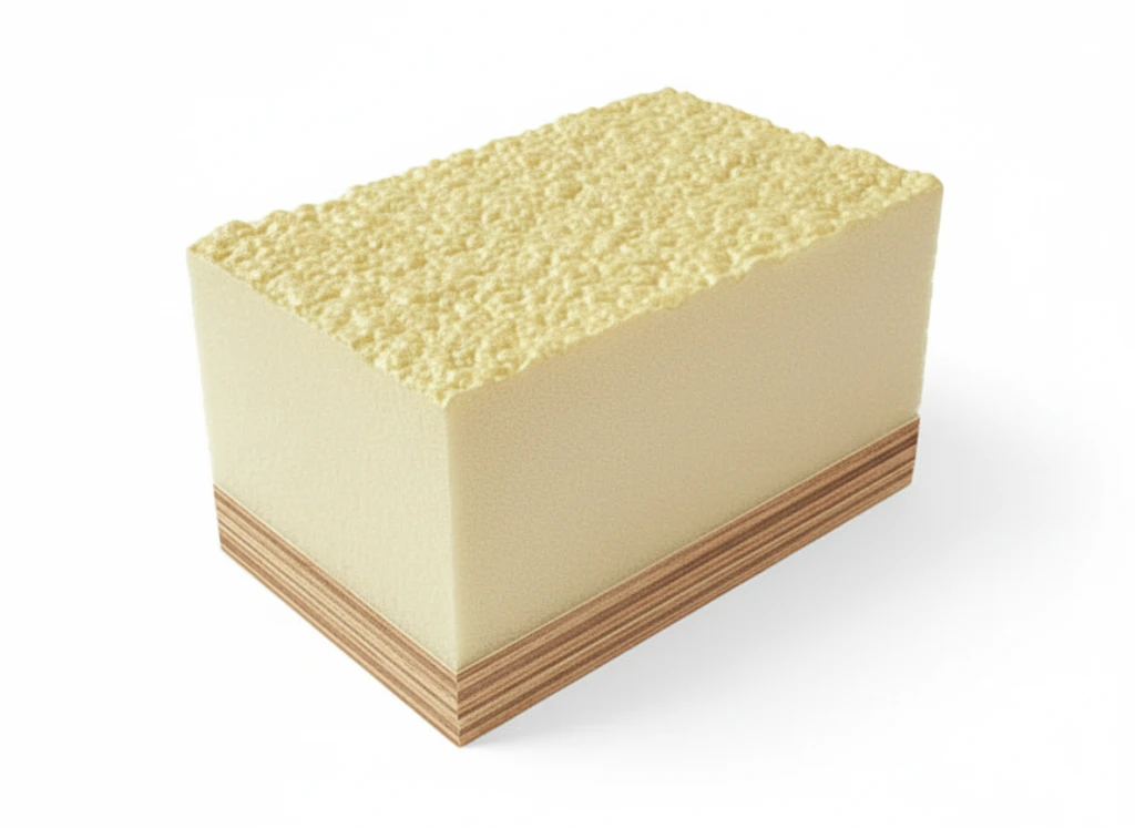 Изображение пенополиуретана в разрезе