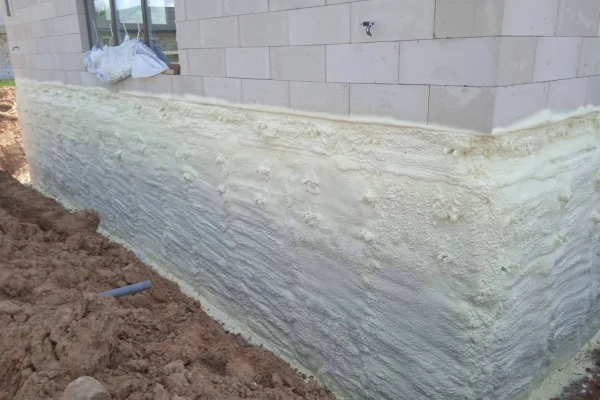 Утепление фундамента